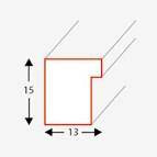 Ramka drewniana na zdjęcia AGA A S4 30x40 cm