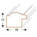 Ramka drewniana na zdjęcia DRI P 4 21x30cm