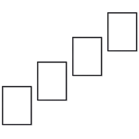 Zestaw ramek PINIA 2 GF0034 R - galeria ramek na 4 zdjęcia