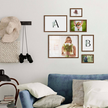 Zestaw brązowych ramek galeria 4 GF0010