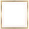 Złota ramka na zdjęcia HEN PASS Z 50x50 cm z passe partout (40x40 cm)