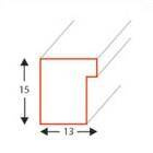 Ramka drewniana na zdjęcia AGA A S 24x30 cm