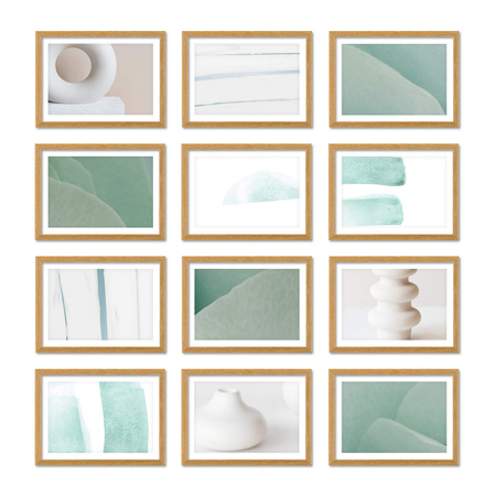 Zestaw ramek PINIA 00 GF0019 - galeria ramek na 12 zdjęć