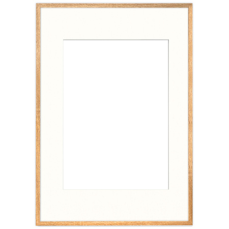 Brązowa ramka na zdjęcia HEN PASS 01 70x100 cm z passe partout 50x70