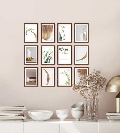 Zestaw ramek PINIA 3 GF0019 - galeria ramek na 12 zdjęć