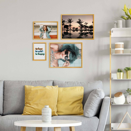 Zestaw złotych ramek galeria Z GF0008