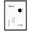 Foto Galeria 30x40 cm kolor czarny Ramka na 4 zdjęcia 10x15 cm z Passe Partout