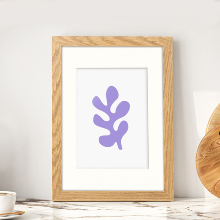 Brązowa ramka na zdjęcia HEN PASS 01 21x29,7 cm z passe partout (15x21)