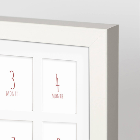 Ramka wspomnień „Mój pierwszy roczek” – kolaż pierwszych 12 miesięcy życia dziecka