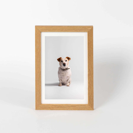 Pakiet 5 szt. ramek drewnianych na zdjęcia kolor dębowy PINIA 00 10x15 cm