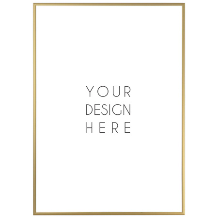 Złota ramka aluminiowa na zdjęcia Royall 50x70 cm