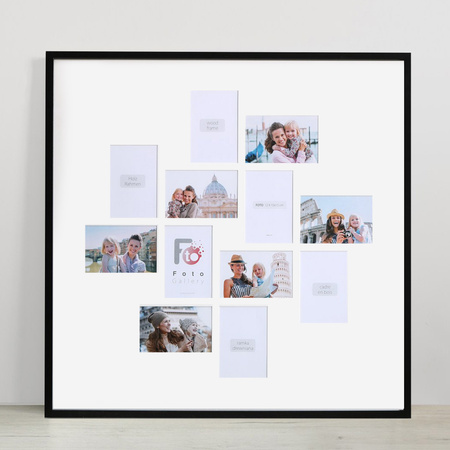 Foto galeria Black 70x70 cm na 12 zdjęć