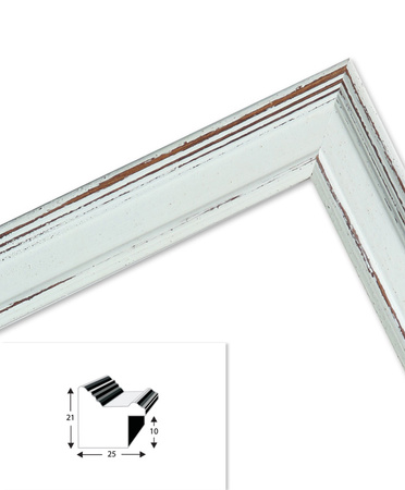 Ramka drewniana na zdjęcia DRL Z 1 15x21 cm