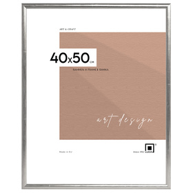 Srebrna ramka drewniana na zdjęcia EKO S2 40x50 cm