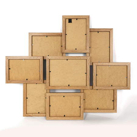 Multirama MULTI HEN 01 ramka na zdjęcia na 9 zdjęć - kolor dębowy