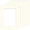 Pakiet 5 szt. Passe Partout 18x24 (13x18) BIAŁY IVORY