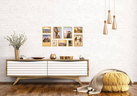 Zestaw złotych ramek galeria Z GF0004