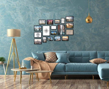 Zestaw czarnych ramek galeria 2 GF0006