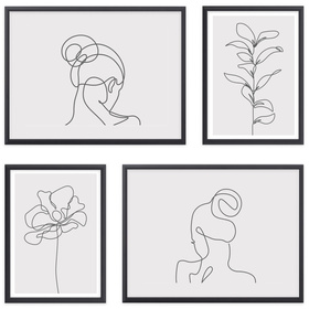 Zestaw czarnych ramek galeria HIT 02 GF0003