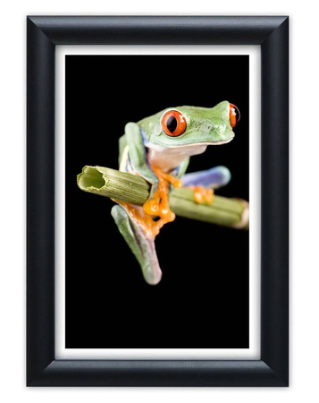 Czarna ramka drewniana na zdjęcia EKO 2 13x18 cm