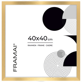 Złota ramka na zdjęcia HEN Z 40x40 cm