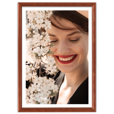 Ramka drewniana na zdjęcia mahoniowa DRWA 5 24x30 cm