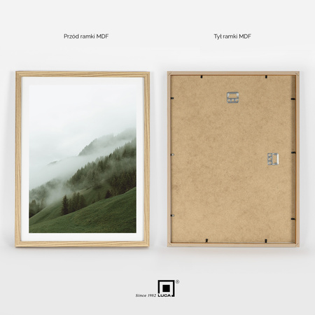 Pakiet 3 szt. ramek na zdjęcia kolor dębowy FDM M02 30x40 cm