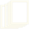 Pakiet 5 szt. Passe Partout 60x80 (50x70) BIAŁY IVORY