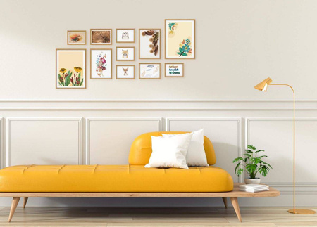 Zestaw dębowych ramek galeria PINIA 00 GF0005