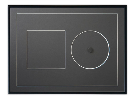 Czarna ramka na płytę CD - 30x40 cm