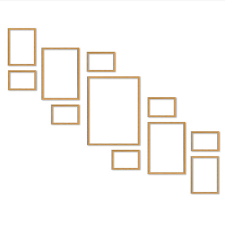 Zestaw ramek PINIA 00 GF0030 L- galeria ramek na 11 zdjęć