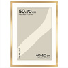 Złota ramka na zdjęcia HEN PASS Z 50x70 cm z passe partout (40x60 cm)