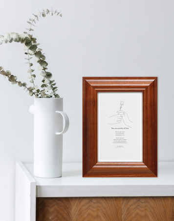 Ramka drewniana na zdjęcia DRL N 3 28x35 cm