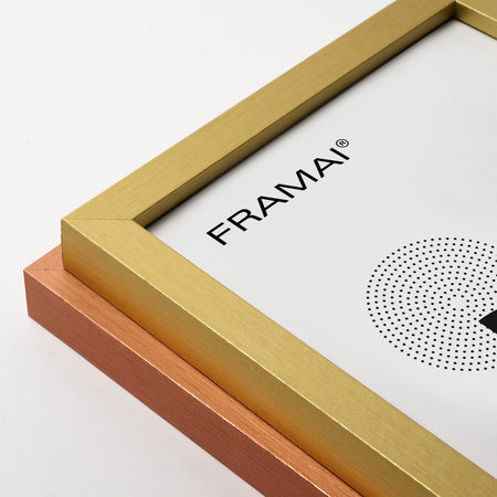 Złota ramka na zdjęcie LUX Z 10x15 cm