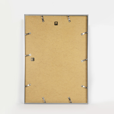 Srebrna ramka aluminiowa QAL 50x70 cm