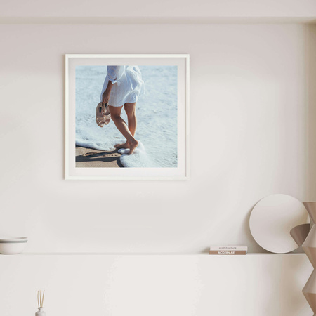 Biała ramka na zdjęcia FDM 1 50x50 cm