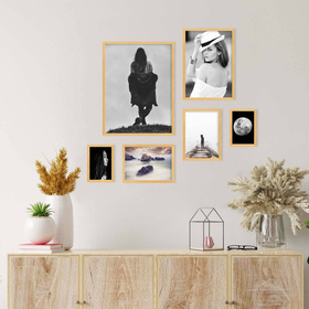 Zestaw naturalnych ramek galeria Pinia 0 GF0010