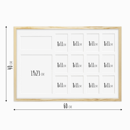 Ramka wspomnień „Mój pierwszy roczek” – kolaż pierwszych 12 miesięcy życia dziecka