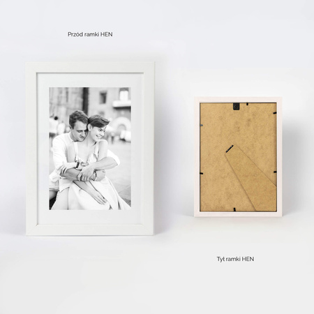Pakiet 5 szt. białych ramek na zdjęcia HEN 1 21x29,7 cm A4