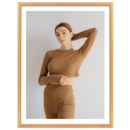 Naturalna ramka drewniana na zdjęcia EKO 0N 28x35 cm