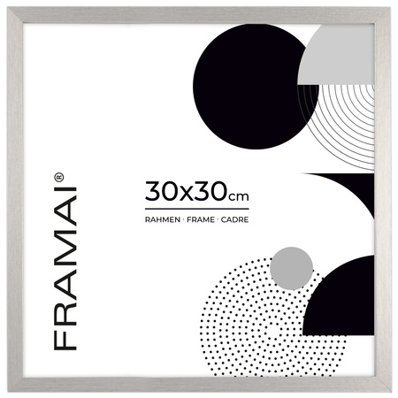 Srebrna ramka na zdjęcia KEA S 30x30 cm