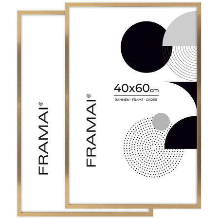 Złota ramka na zdjęcie KEA Z 40x60 cm