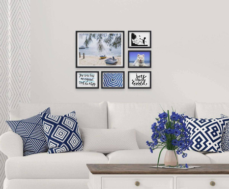 Zestaw czarnych ramek galeria Pinia 2 GF0002