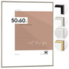 Srebrna ramka aluminiowa na zdjęcia Royall 50x60 cm