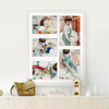 Foto Galeria 40x50 cm biała Ramka na 5 zdjęć 13x18 cm 15x21 cm z Passe Partout