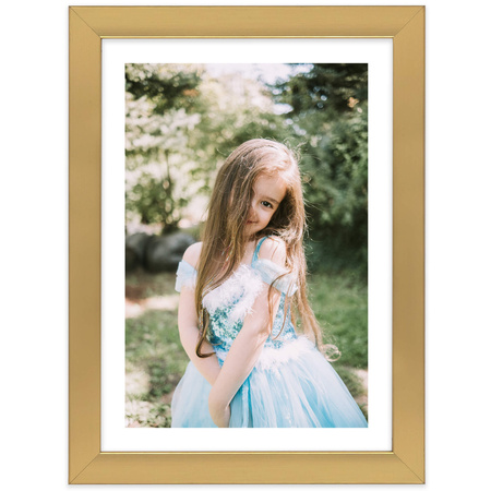 Złota ramka z tworzywa FOR A4