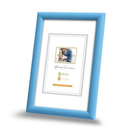 Niebieska ramka drewniana na zdjęcia EKO 15 40x50 cm
