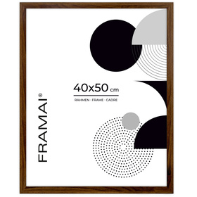Brązowa ramka na zdjęcia HEN 4 40x50 cm