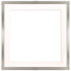 Srebrna ramka na zdjęcia HEN PASS S 50x50 cm z passe partout (40x40 cm)