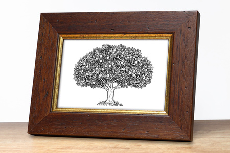 Ramka drewniana na zdjęcia DRZK 4Z 30x45 cm